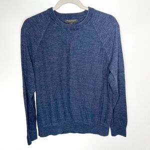 Banana Republic Navy Blue Organic Cotton Sweater Crewneck Men’s Size Medium